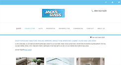Desktop Screenshot of jacksglass-shop.com
